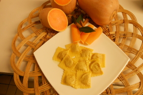 presentazione tortelli di zucca